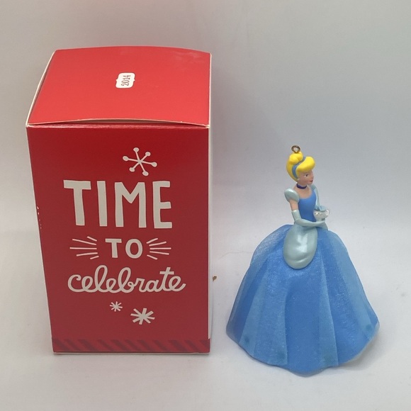 Hallmark Cinderella 2014 Ornament with.glass shoe by  Katrina Bricker artist - Picture 3 of 5